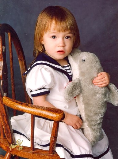 elaine with dolphin 1995