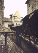 castle walls from the inside