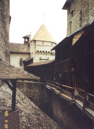 castle walls from the inside