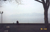 misty lake geneva