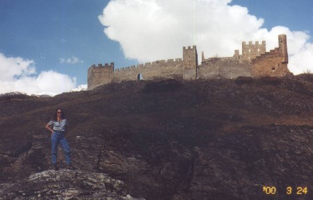 the castle we had seen from the train