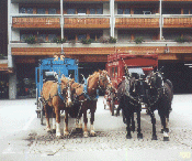 townsquare of zermatt, near the bahnhof