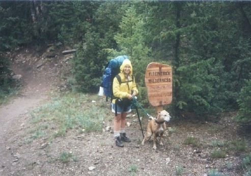 Hiking out in the rain