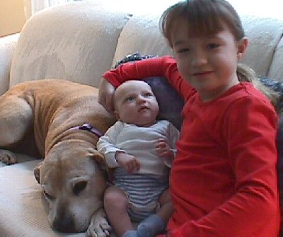 ares, elaine and baby kane