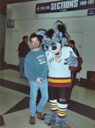 michael's 38th birthday at the wolves game