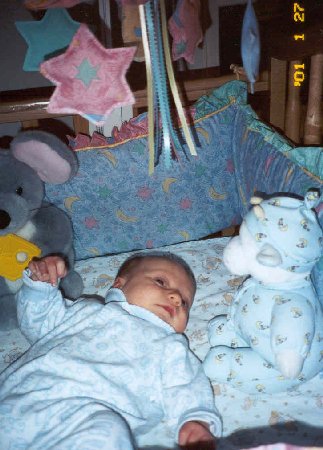 kane at home in his crib