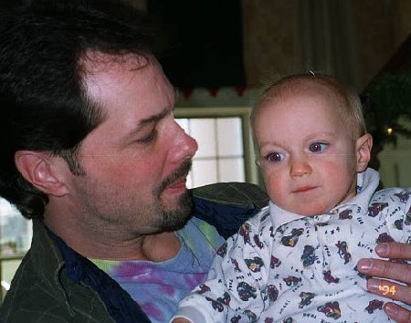 kane and his daddy at the hunt breakfast