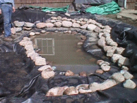 pond in progress march 25 2003