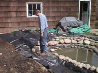 pond in progress march 25 2003