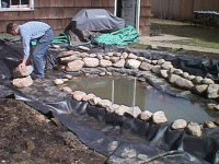 pond in progress march 25 2003