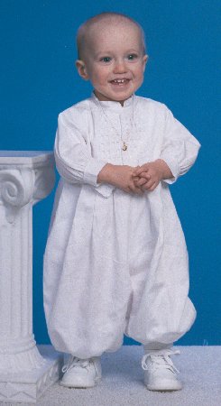 kane in his christening outfit III