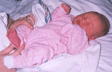 newborn baby jasmine july 2000