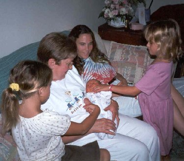 grandma elaine, laura,elaine, grace and jasmine july 30, 2000