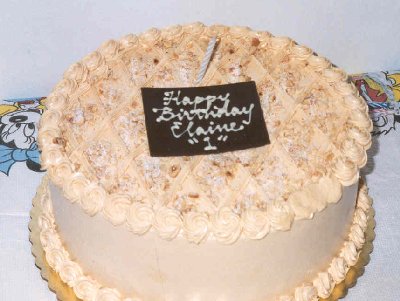 elaine first birthday cake