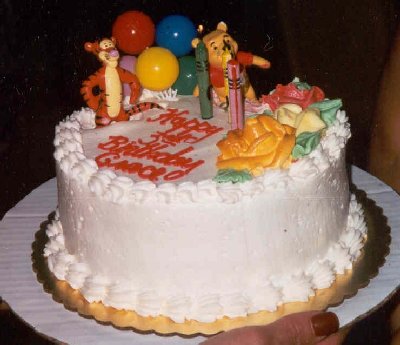 grace third birthday cake