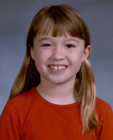 elaine fall 2000 school photo, 2nd grade