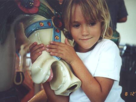 grace at the carousel - aug 2000