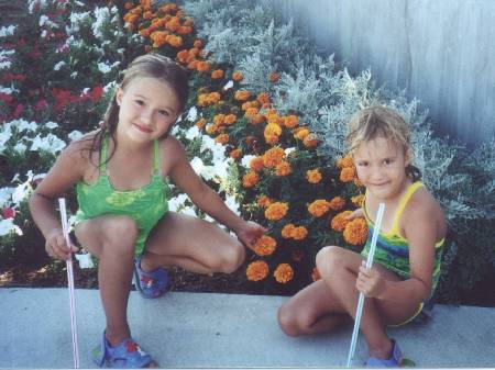 post swimming candy & flowers - aug 2000