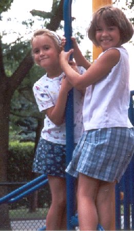 sisters in the park - august 2001