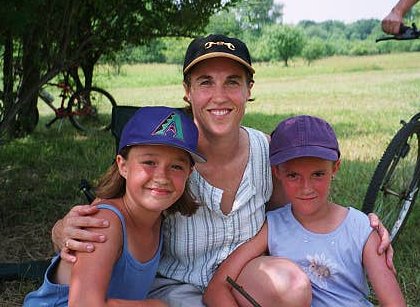 mom and sisters at fox river valley horse trials