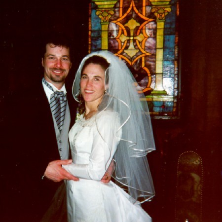 michael & laura at the barn of barrington - march 18, 2000